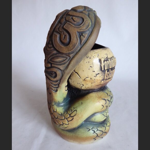 NEW 2019 LE #64/250 EEKUM BOOKUM FORBIDDEN ISLAND BAR COBRA SKULL TIKI MUG - Picture 7 of 15